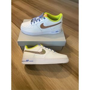 Nike Air Force 1 Low LVA Magma Orange GS 7Y Women size 8.5 DQ7767-100